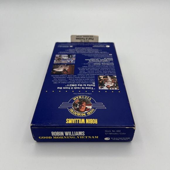 Good Morning, Vietnam VHS 1987 Robin Williams Forest Whitaker War Comedy VGCond - Picture 5 of 7